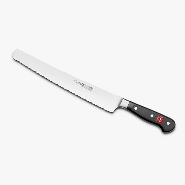 Cuchillo Wüsthof Classic Cuchillo Pastelero Curvo 26 cm - #pino_y_jacaranda#