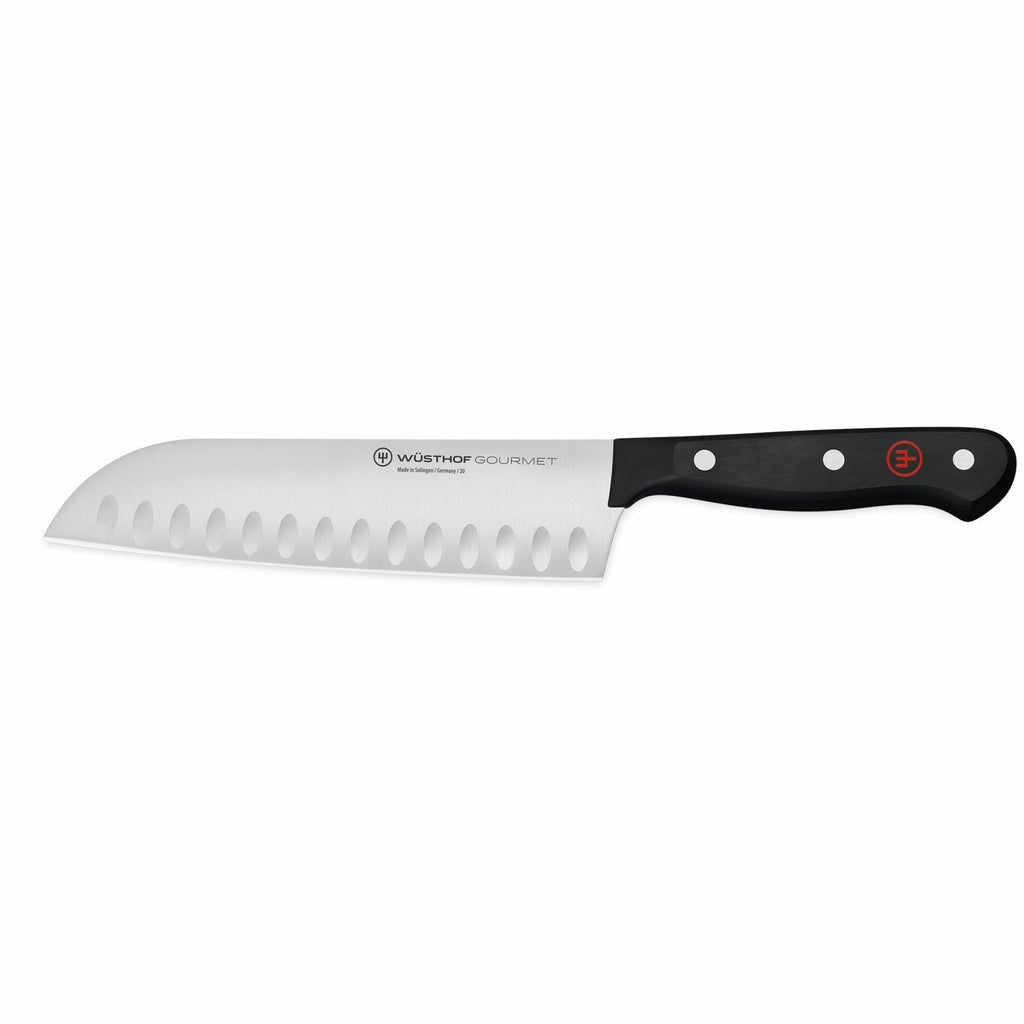 Cuchillo Wüsthof Gourmet Santoku Alveolado 17 cm - #pino_y_jacaranda#