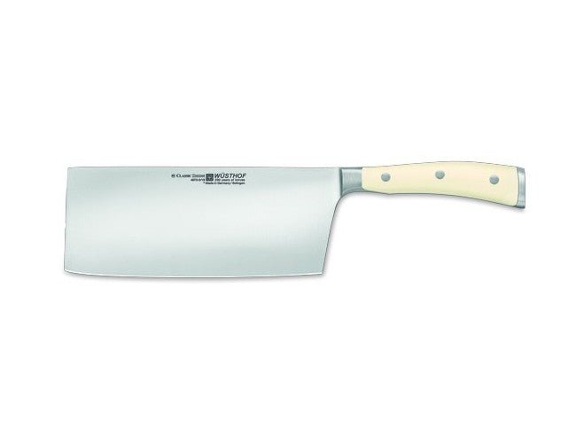 Cuchillo Wüsthof Ikon Creme Modelo Chino 18 cm - #pino_y_jacaranda#