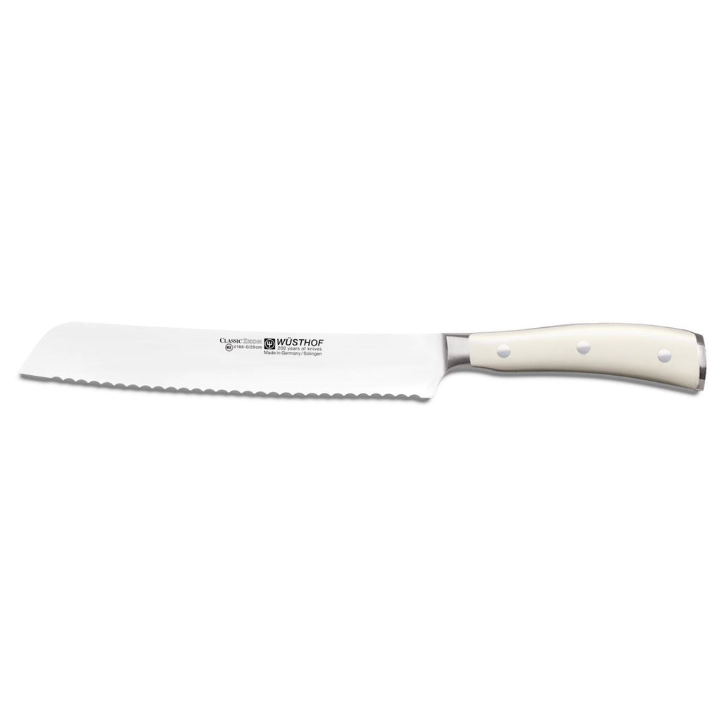 Cuchillo Wüsthof Ikon Creme Pan 20 cm - #pino_y_jacaranda#