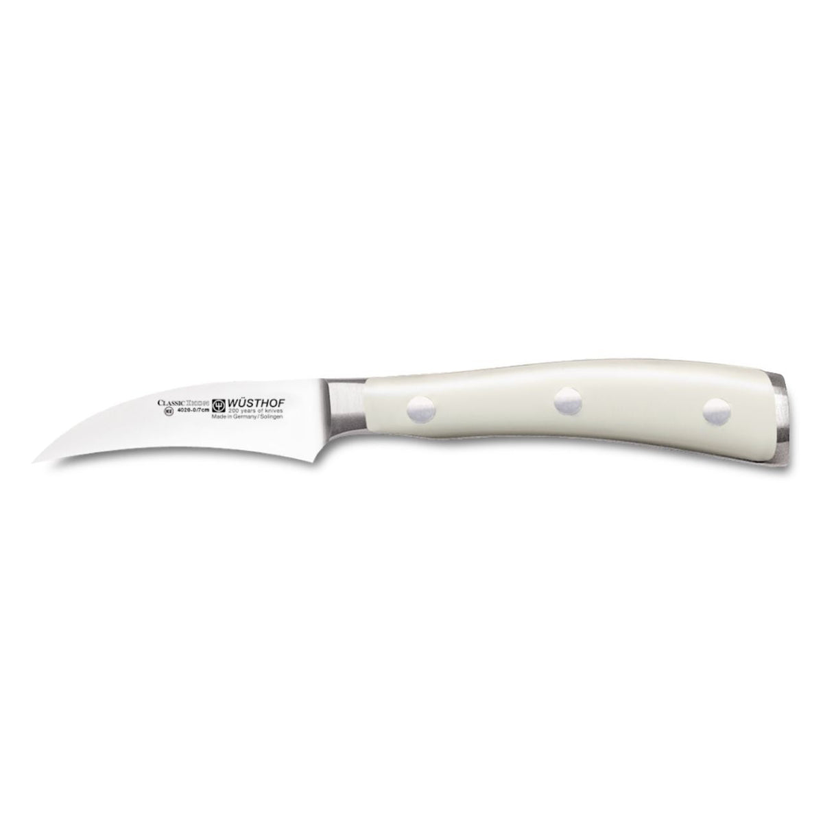 Cuchillo Wüsthof Ikon Creme Pelador Decorador 7 cm - #pino_y_jacaranda#