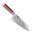 Santoku ancho Kai Shun Classic Red edición limitada