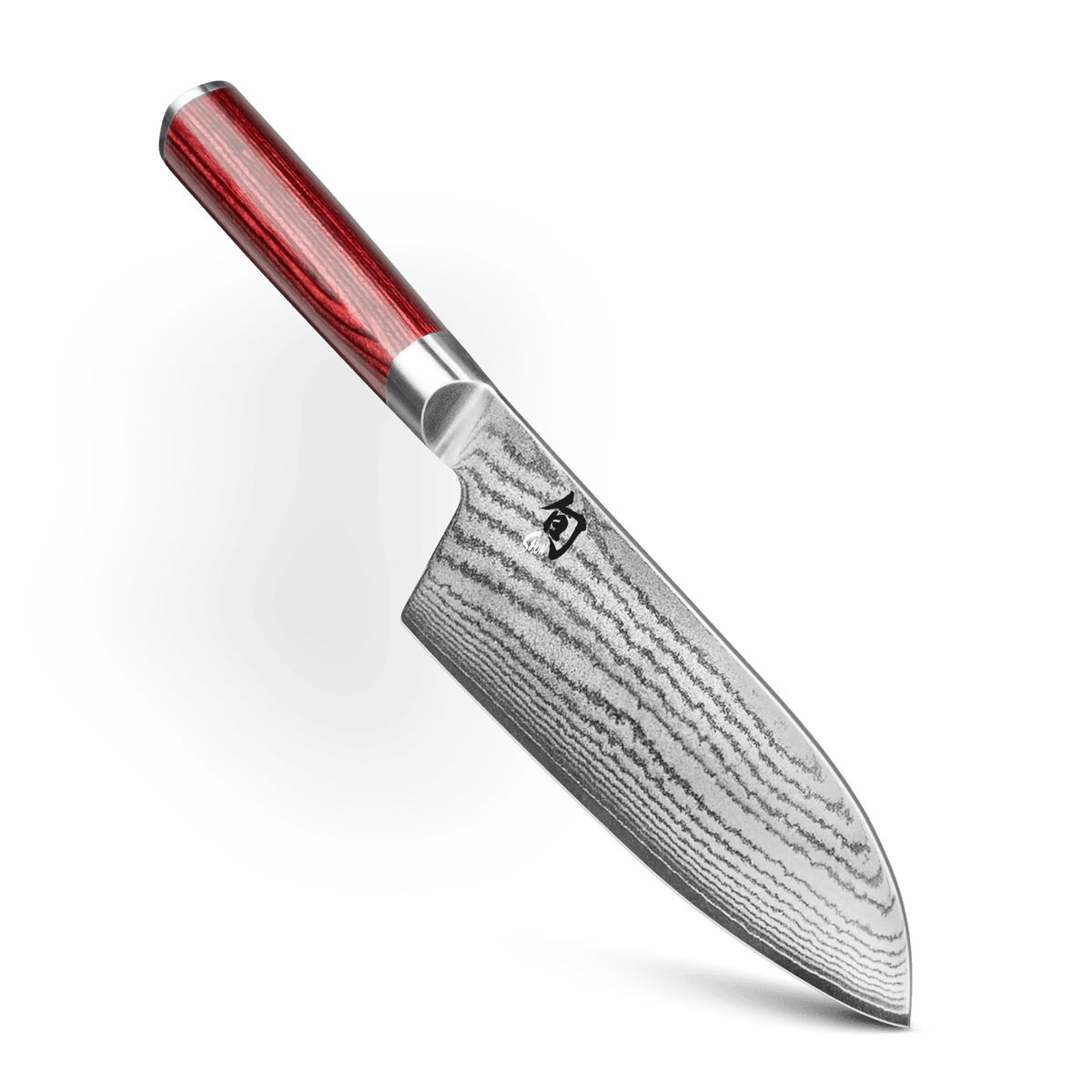 Santoku ancho Kai Shun Classic Red edición limitada