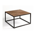 Mesa auxiliar de pino y metal Frigiliana