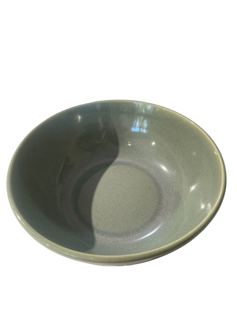 Ensaladera Verde Mediana con Flores - #pino_y_jacaranda#