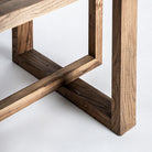 Escritorio de madera de olmo Lefkada