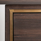 Escritorio de madera de pino y acero Spetses