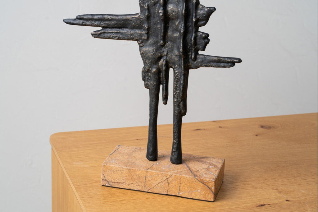 Escultura Abstracta Anzio - #pino_y_jacaranda#