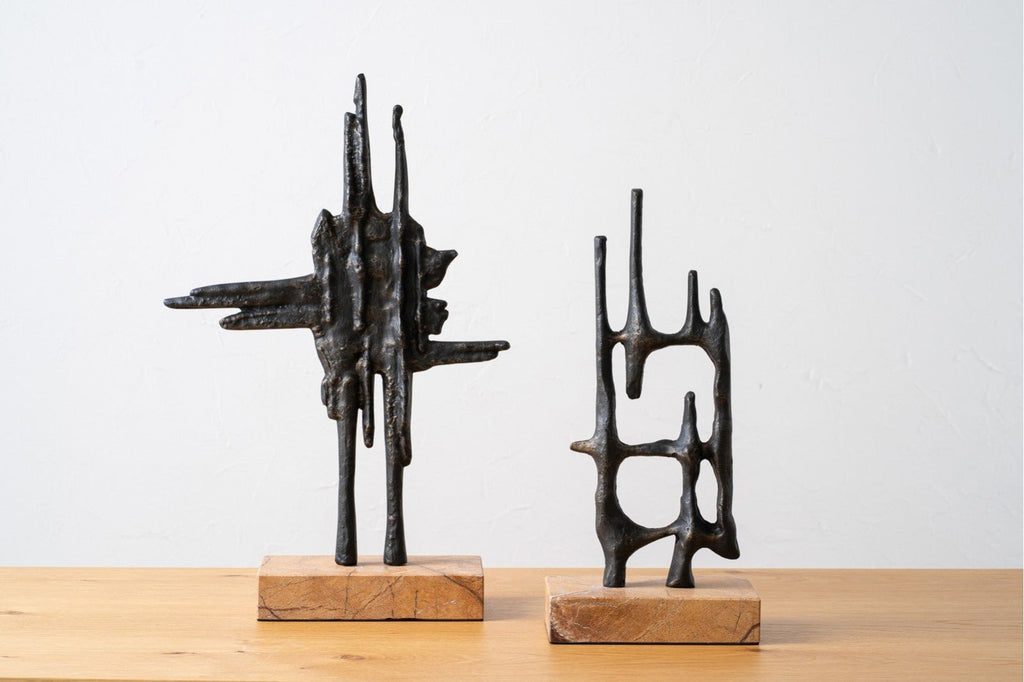 Escultura Abstracta Anzio - #pino_y_jacaranda#