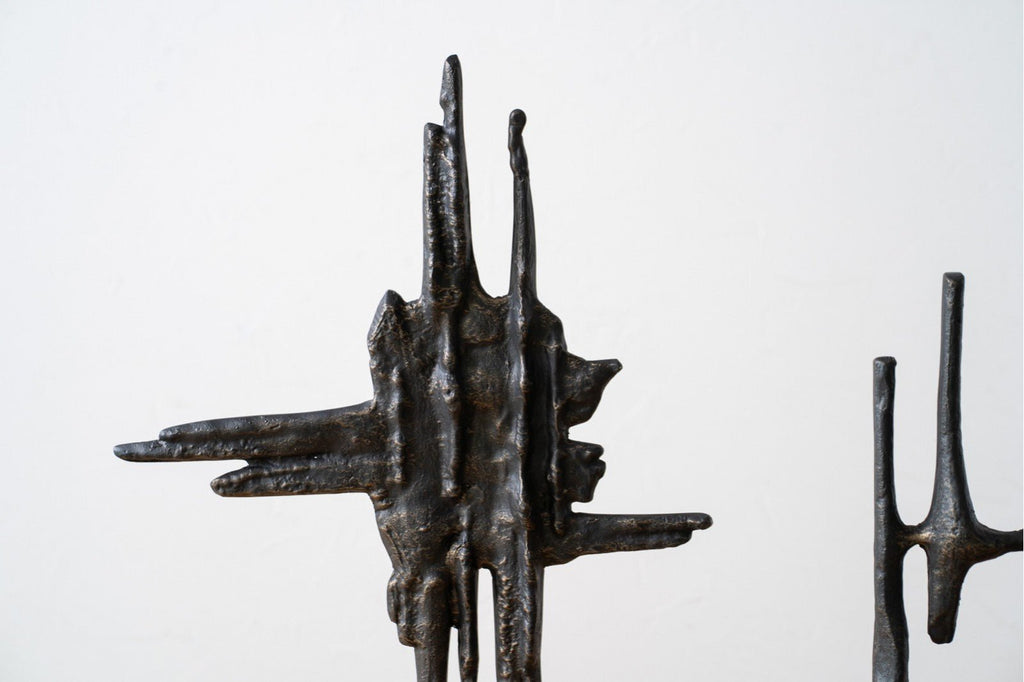 Escultura Abstracta Anzio - #pino_y_jacaranda#