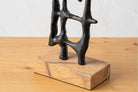Escultura Abstracta Anzio - #pino_y_jacaranda#