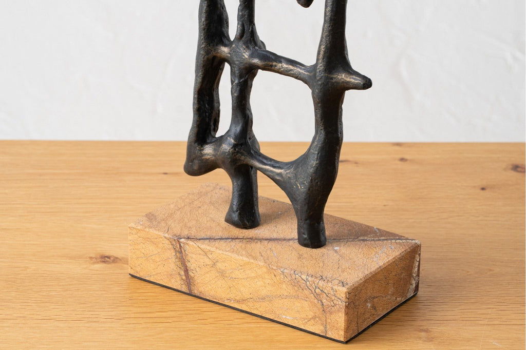 Escultura Abstracta Anzio - #pino_y_jacaranda#