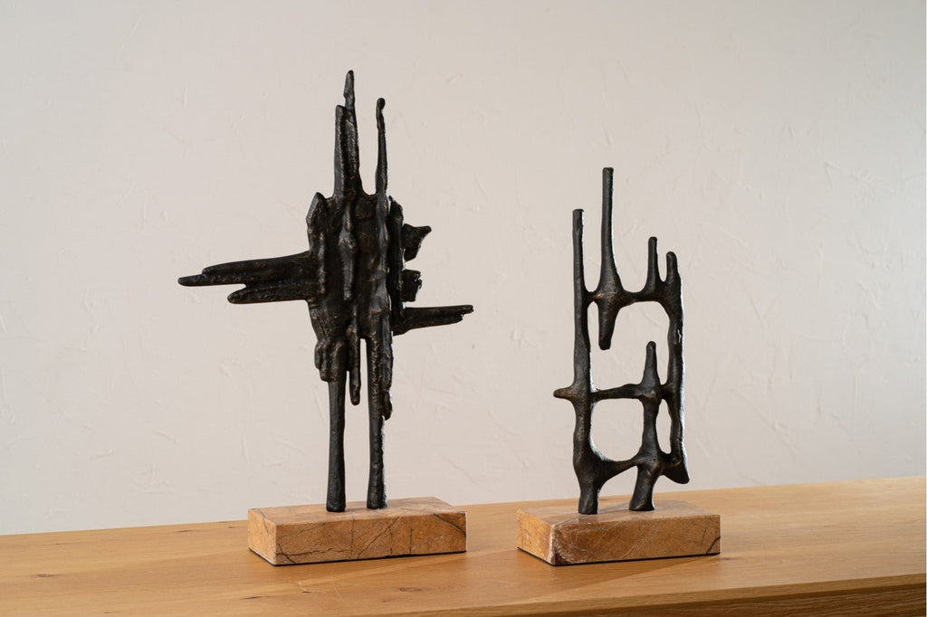 Escultura Abstracta Anzio - #pino_y_jacaranda#
