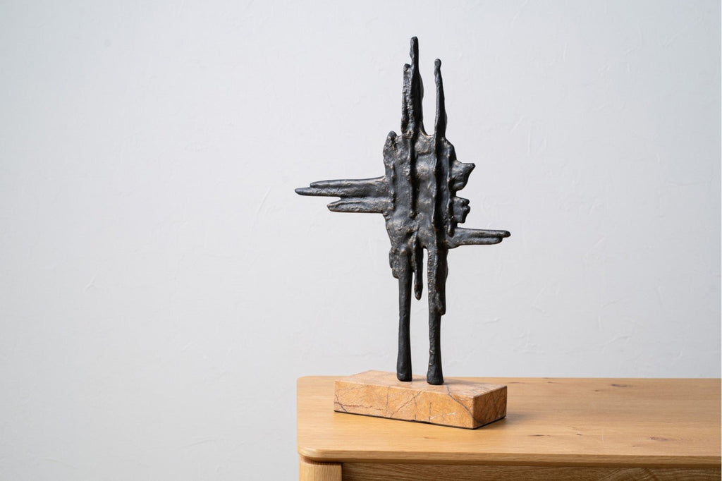 Escultura Abstracta Anzio - #pino_y_jacaranda#