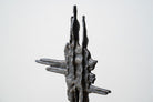 Escultura Abstracta Anzio - #pino_y_jacaranda#
