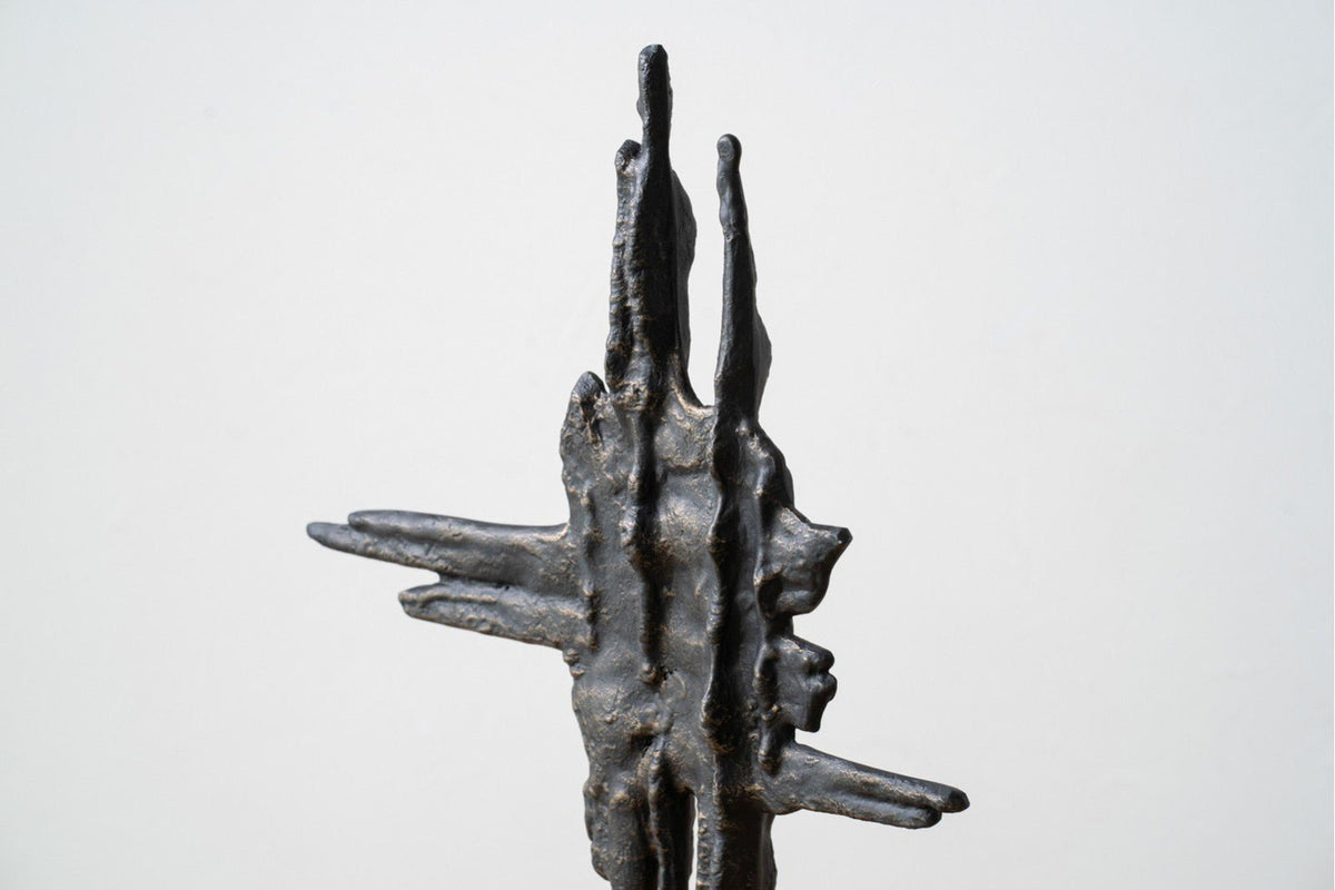 Escultura Abstracta Anzio - #pino_y_jacaranda#