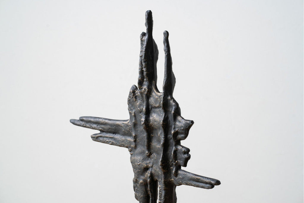 Escultura Abstracta Anzio - #pino_y_jacaranda#