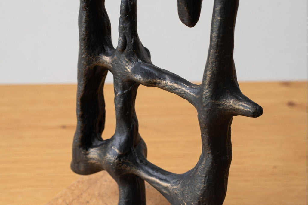 Escultura Abstracta Anzio - #pino_y_jacaranda#