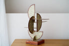 Escultura Abstracta Nora - #pino_y_jacaranda#