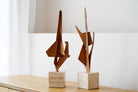 Escultura Abstracta Orsa - #pino_y_jacaranda#