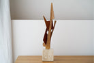 Escultura Abstracta Orsa - #pino_y_jacaranda#