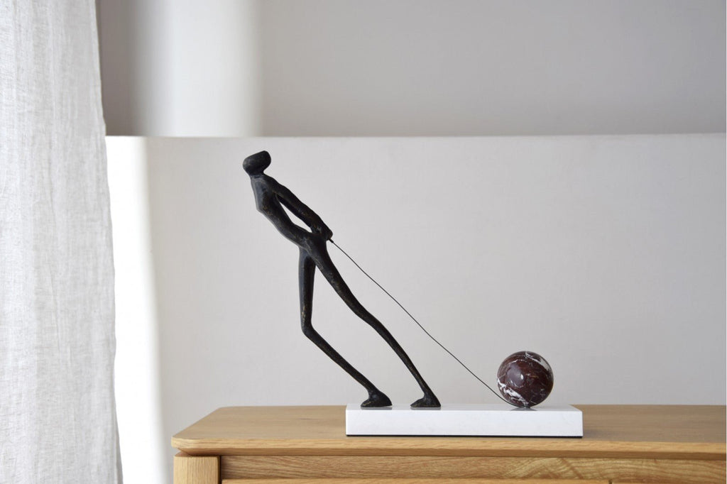 Escultura Arrastre - #pino_y_jacaranda#