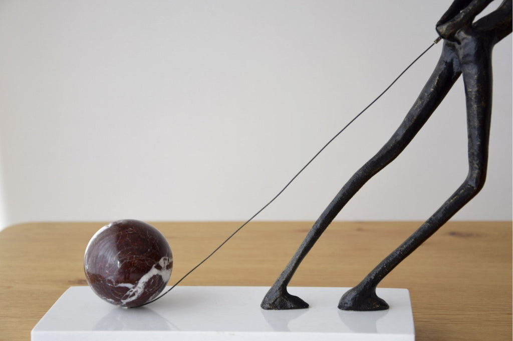 Escultura Arrastre - #pino_y_jacaranda#