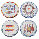 Espejo de Bolsillo Peces - pino_y_jacaranda