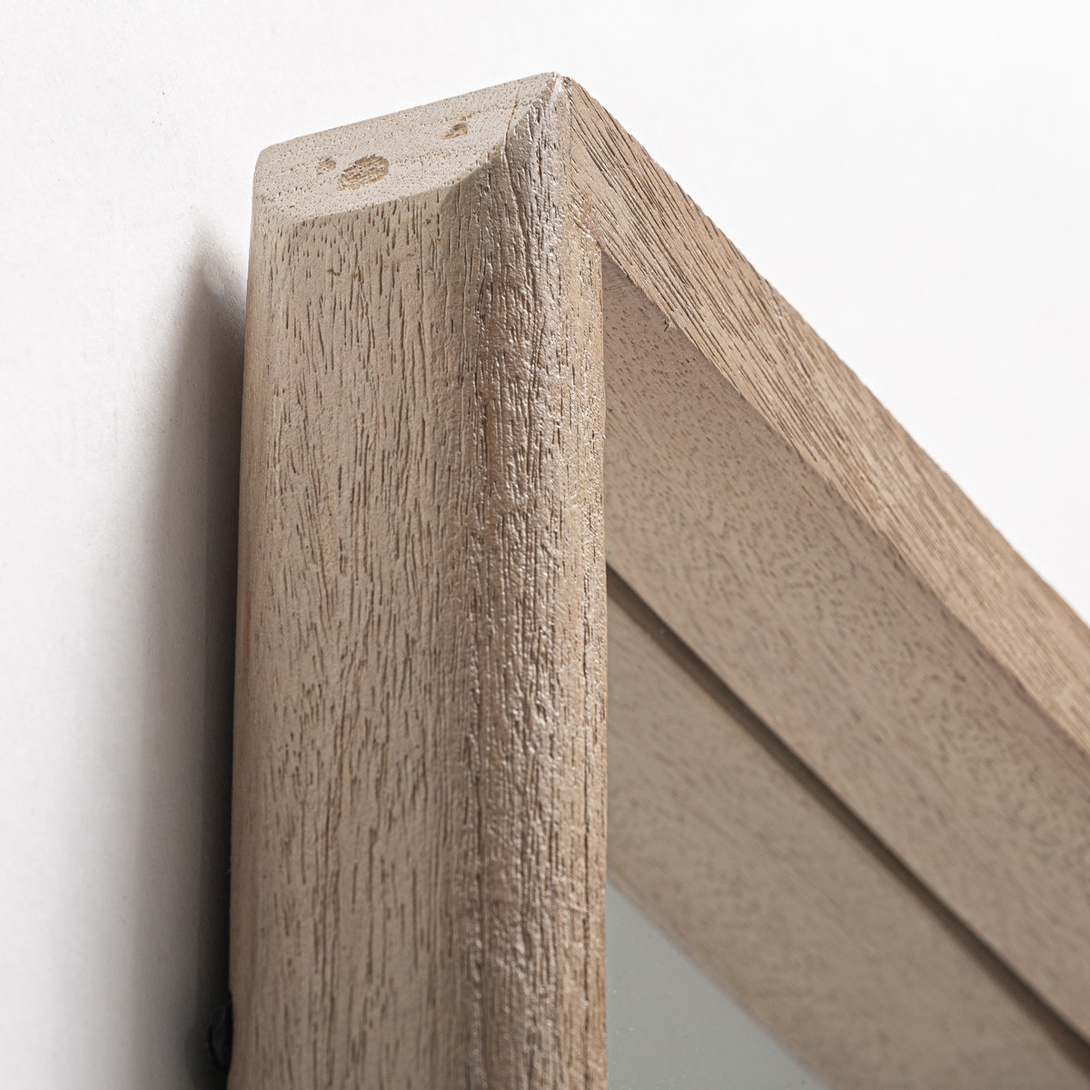 Espejo de madera de mango Molyvos 81 x 120 cm