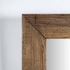 Espejo de madera de olmo Agistri 140 x 140 cm