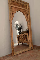Espejo de madera de teka Gythio 140 x 240 cm