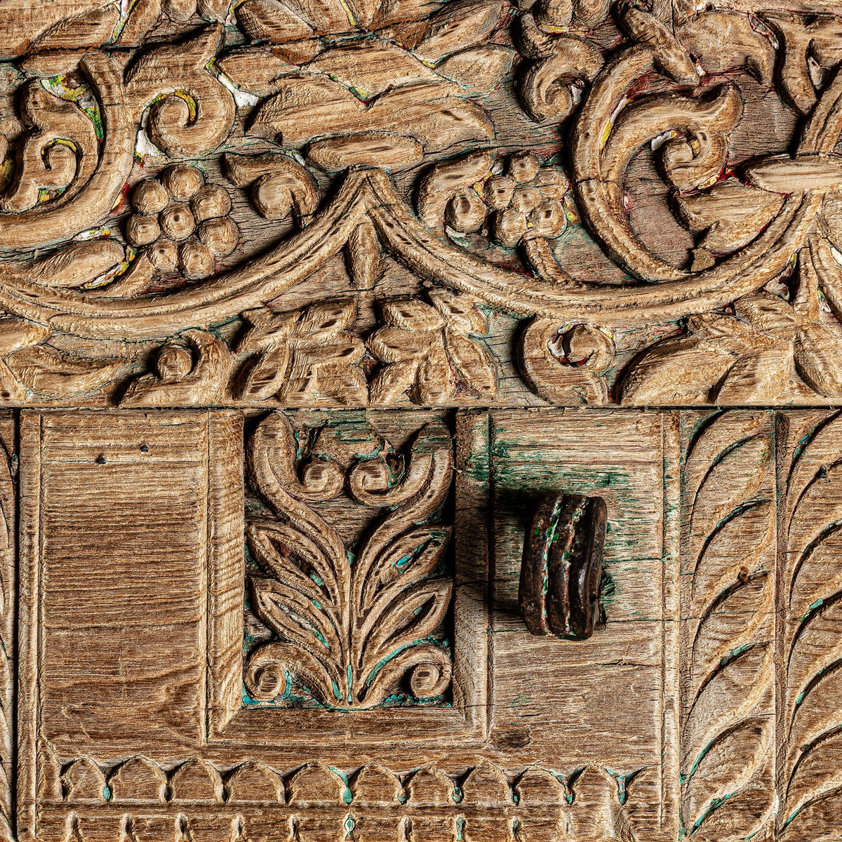 Espejo de madera de teka Gythio 160 x 220 cm