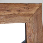 Espejo de madera de teka Kamari 150 x 150 cm