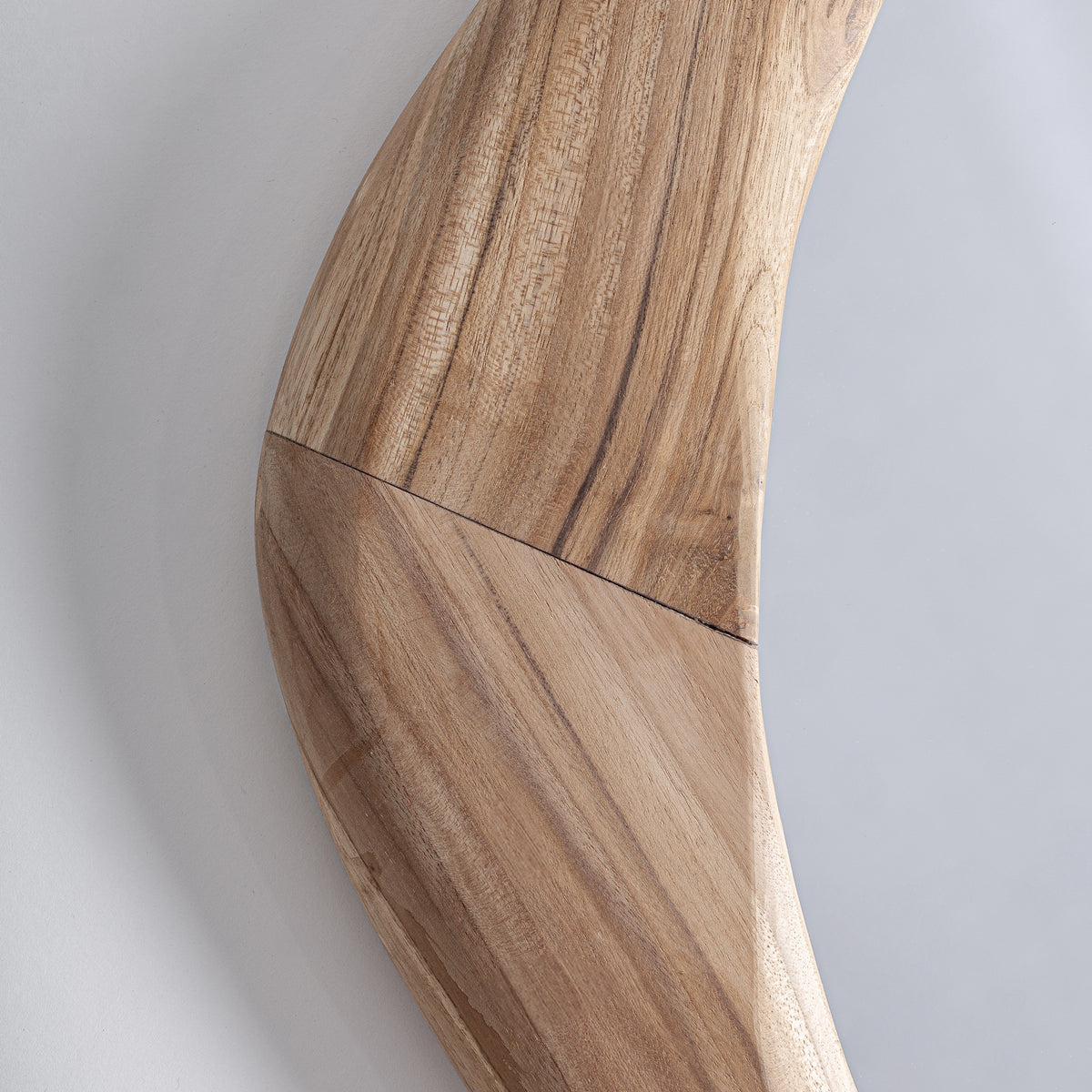 Espejo de madera de teka Koroni 120 x 134 cm