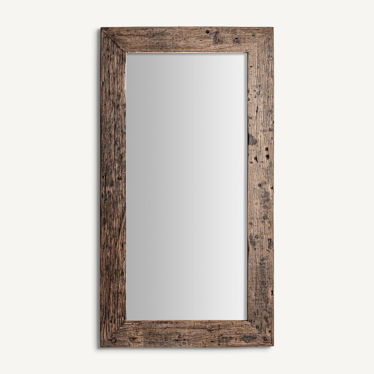 Espejo de madera recuperada Fiskardo 120 x 220 cm