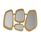 Espejo de metal dorado Tilos