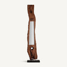 Espejo de pie de madera de teka Zagori