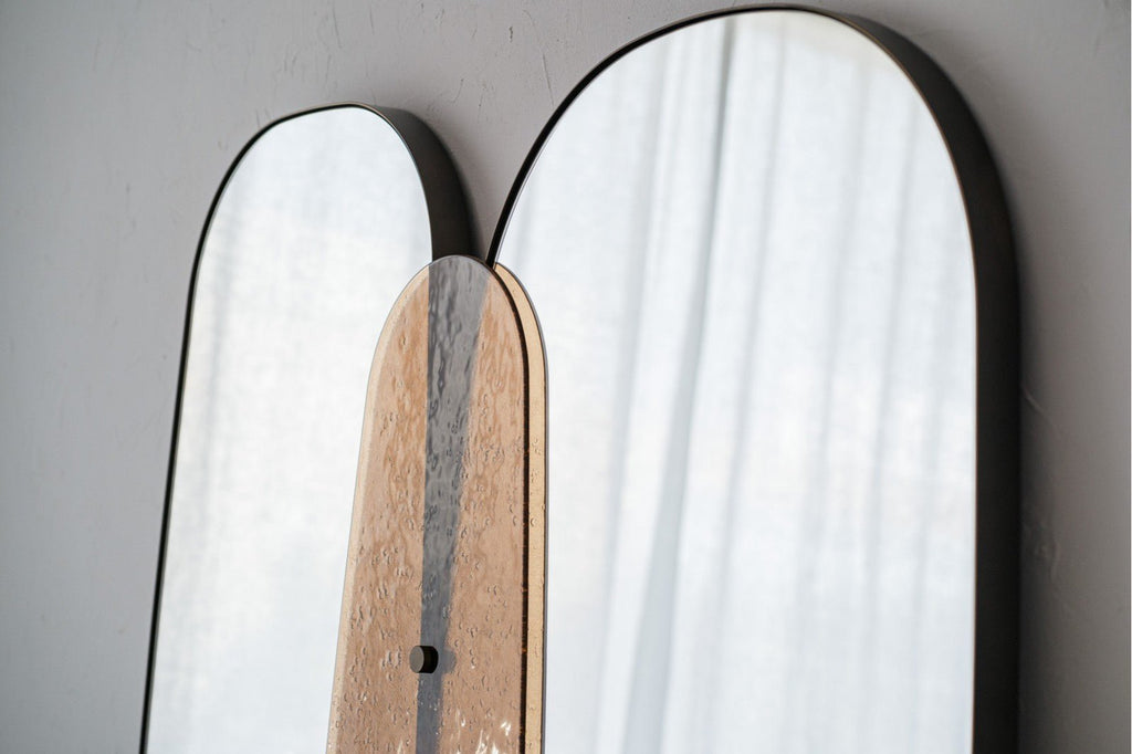 Espejo Decorativo Aura Ámbar - pino_y_jacaranda