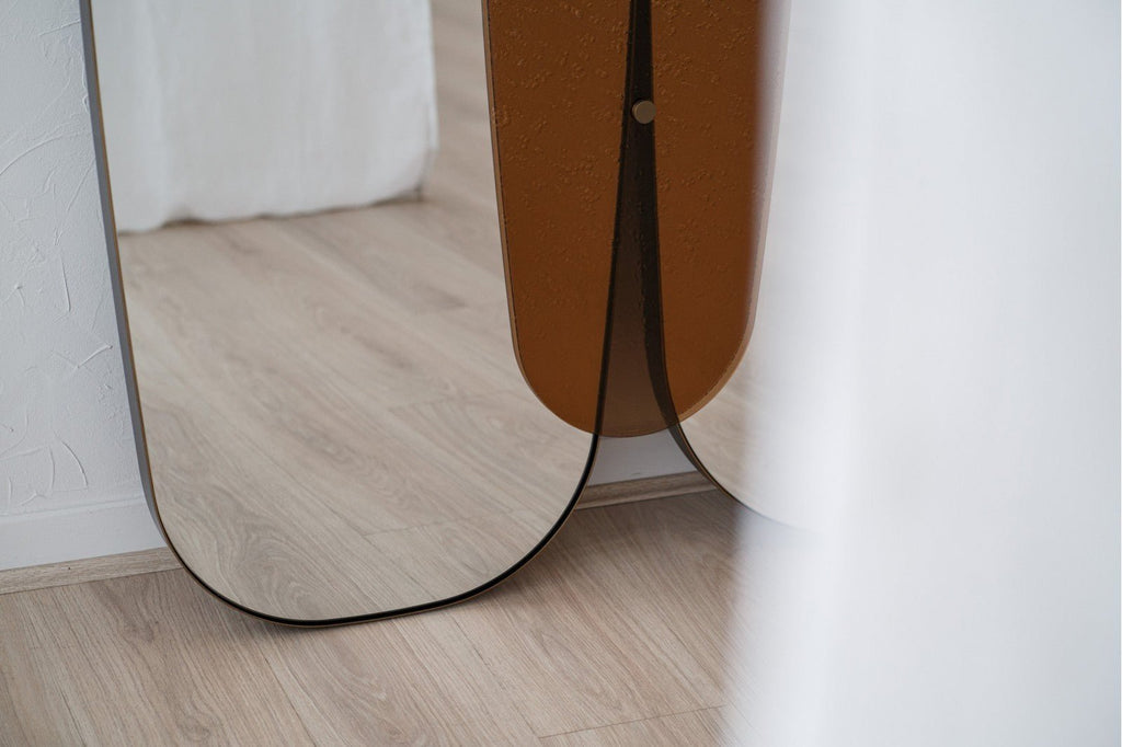 Espejo Decorativo Aura Ámbar - pino_y_jacaranda