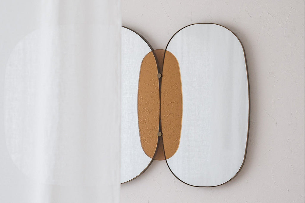 Espejo Decorativo Lume Ámbar - pino_y_jacaranda