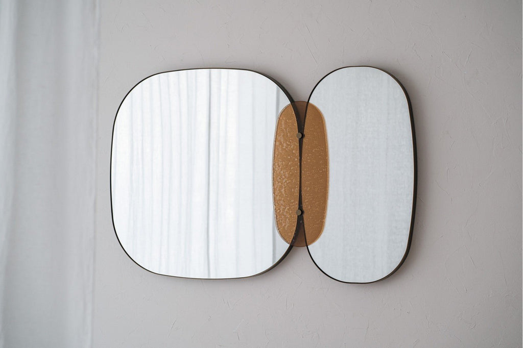 Espejo Decorativo Lume Ámbar - pino_y_jacaranda