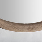 Espejo redondo de madera de mango Molyvos Ø98 cm