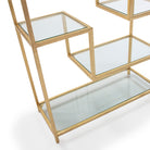 Estantería de cristal y metal Monsanto