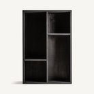 Estantería de madera recuperada negra Atalayón