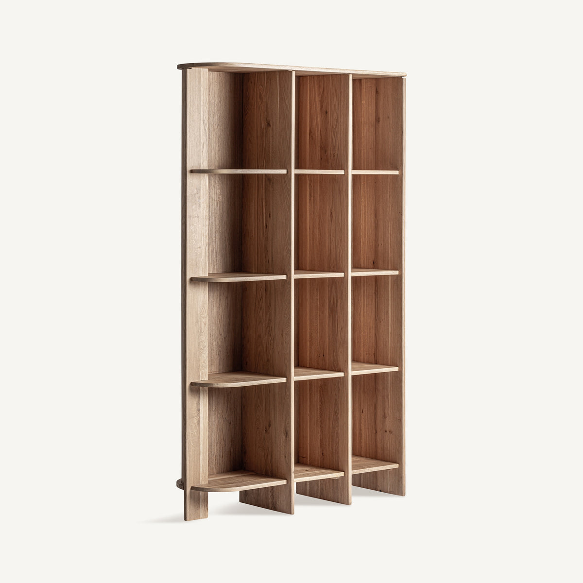 Estantería de roble Palamós marrón 120 cm composición 1