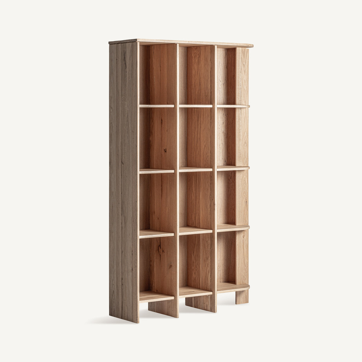 Estantería de roble Palamós marrón 120 cm composición 2
