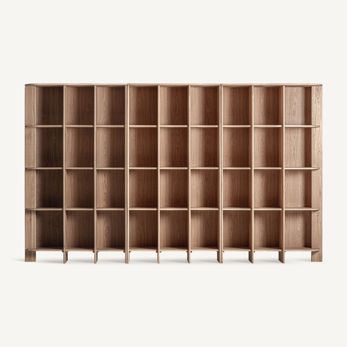Estantería de roble Palamós marrón 120 cm composición 2