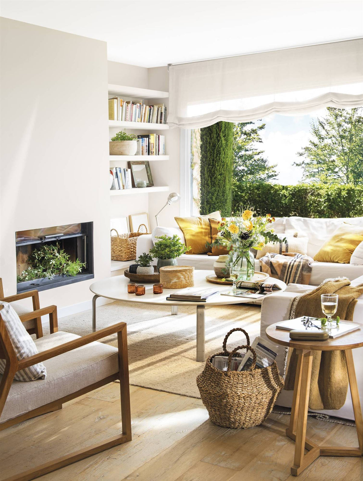 Estor Plegable London Blanco - #pino_y_jacaranda#