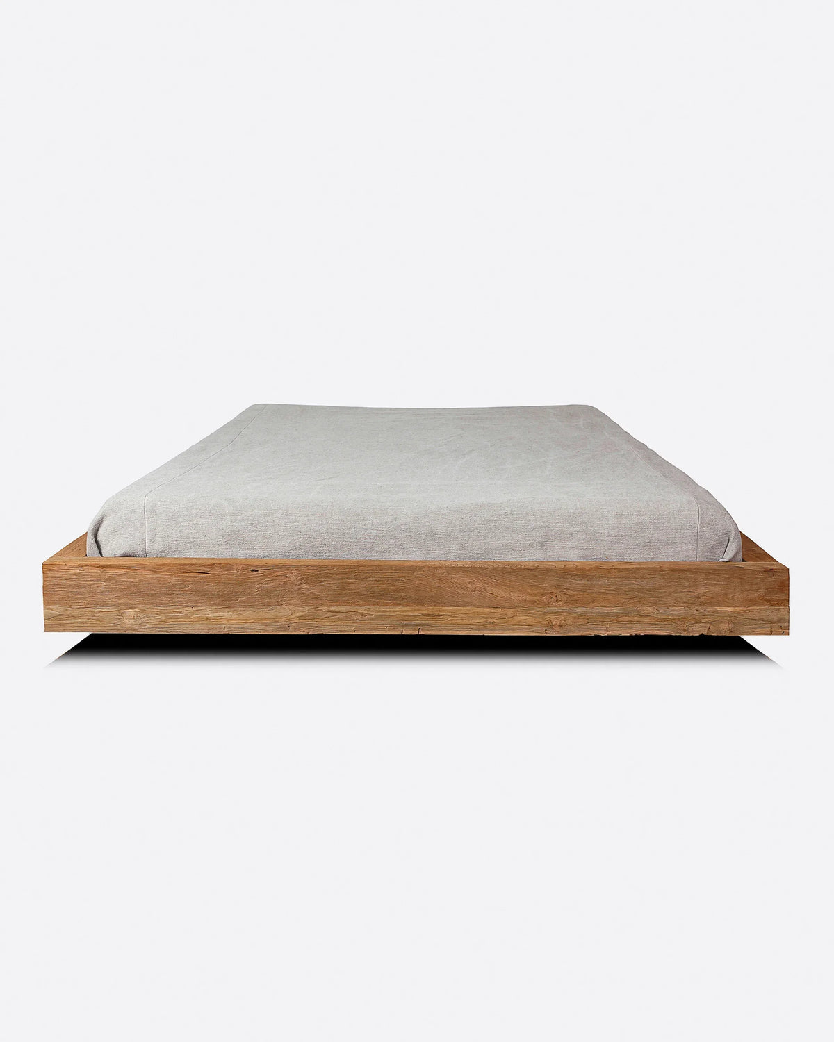 Estructura de cama de teca reciclada Solid