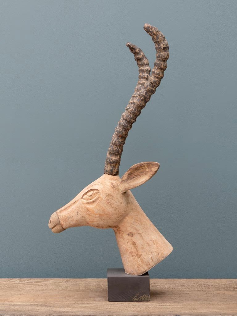 Figura de Decoración Gacela - #pino_y_jacaranda#